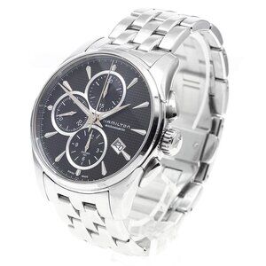 HAMILTON Jazz master H325960 Chronograph Date black Dial Automatic Men's
